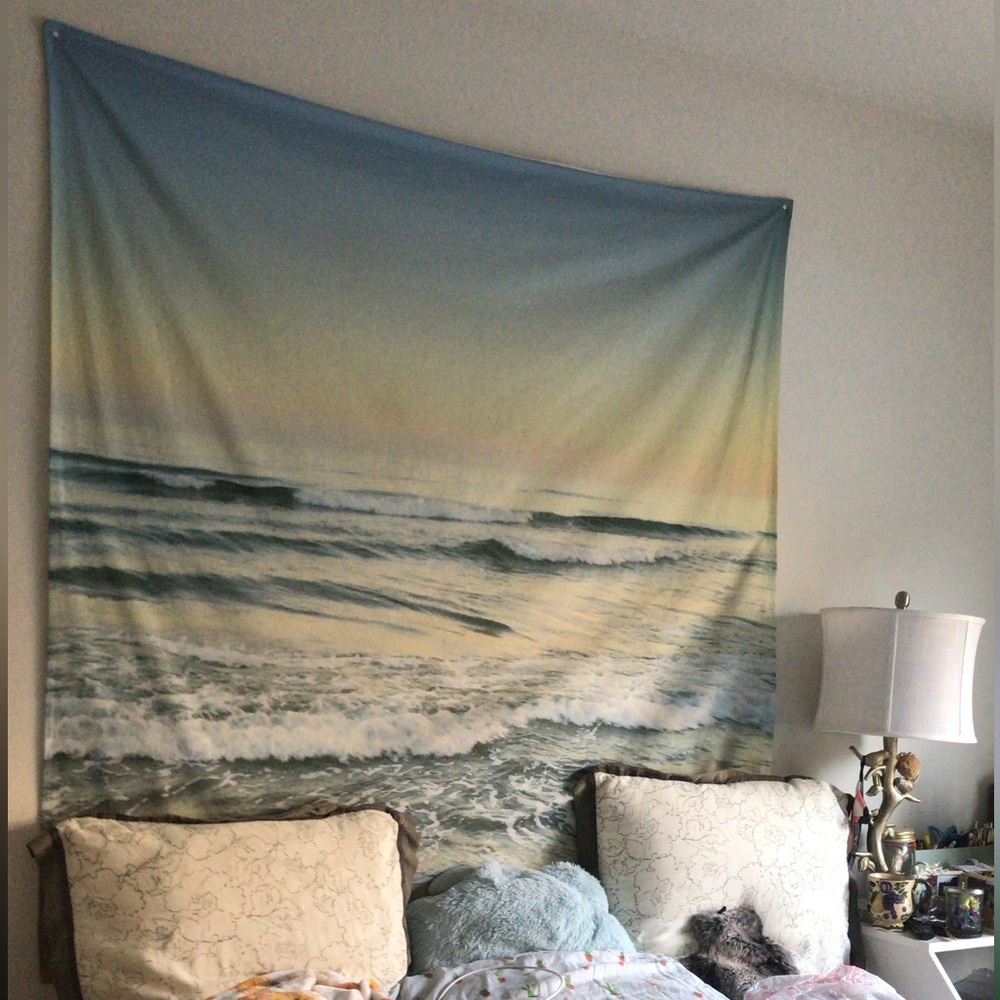 LAST CHANCE OU Sunset on the Beach Tapestry